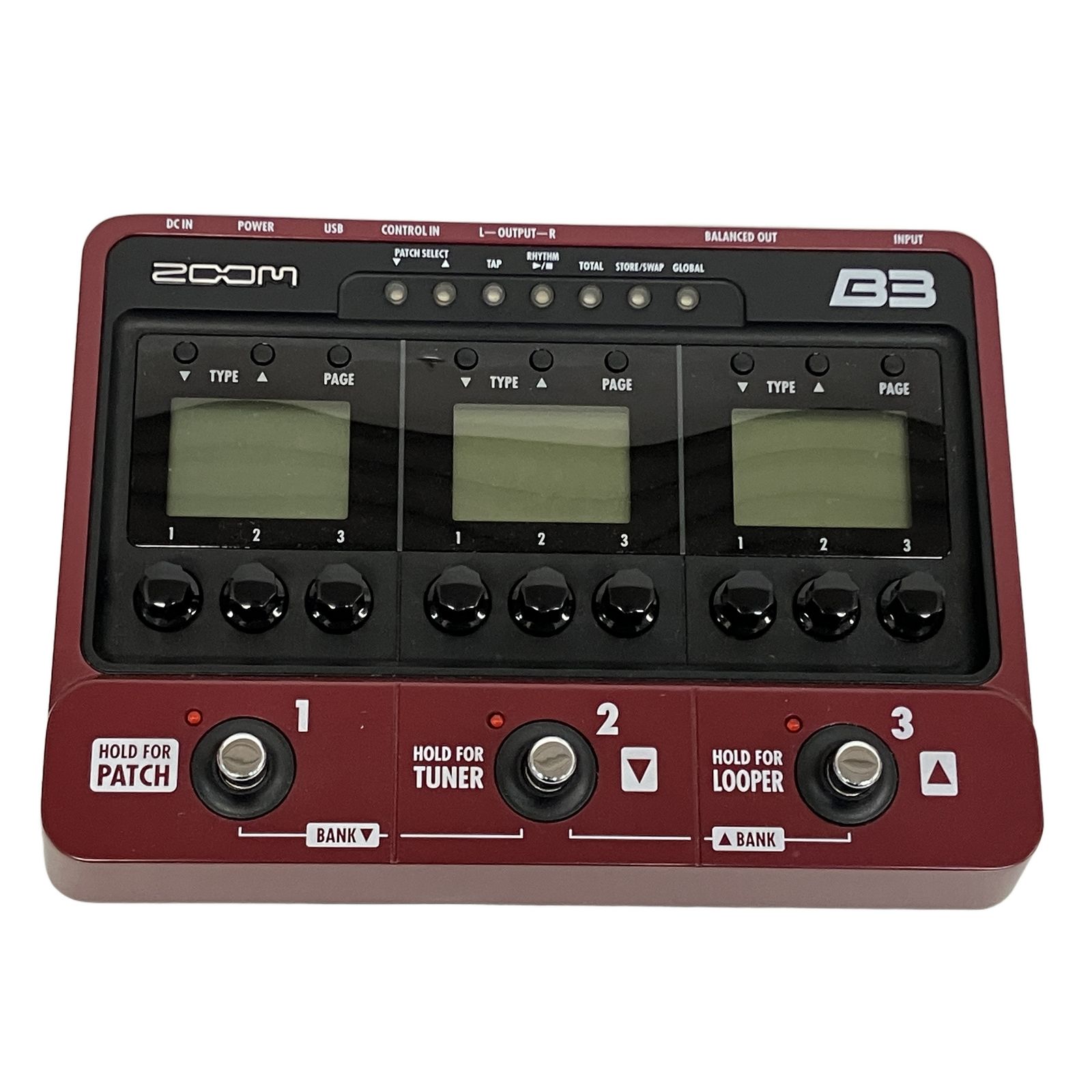 zoom B3 ベースマルチエフェクター ベース用アンプシミュレーター 中古
