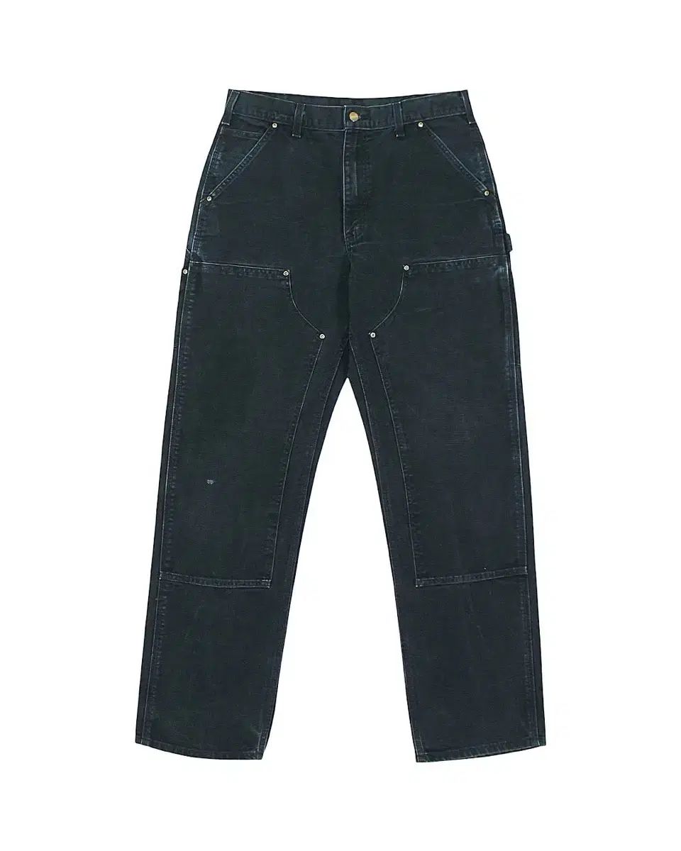 2008 Carhartt カーハート B01 BLK ブラック ダブルニー カーペンター パンツ ヴィンテージ