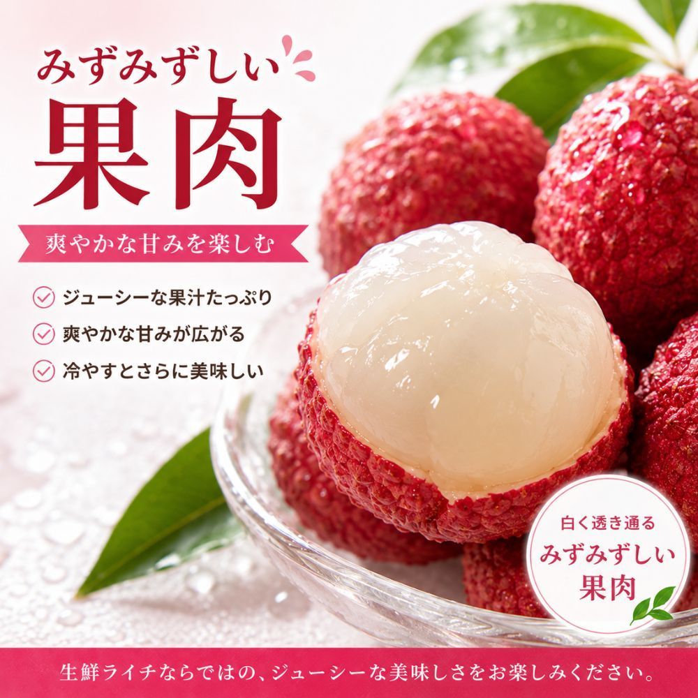 ベトナム産生鮮ライチ 5kg 送料無料＊フレッシュ＊ - メルカリ
