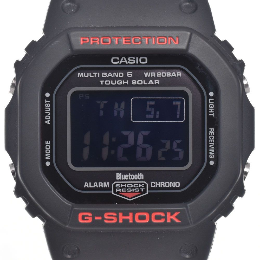 カシオ CASIO GW-B5600HR-1JF G-SHOCK Bluetooth ブラック ソーラー電波 メンズ 美品 腕時計 I#147620