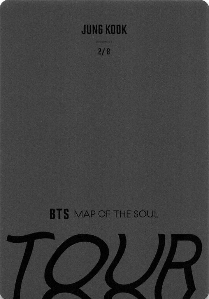 BTS MAP OF THE SOUL TOUR JUNG KOOK ミニフォト 2/8 - メルカリ