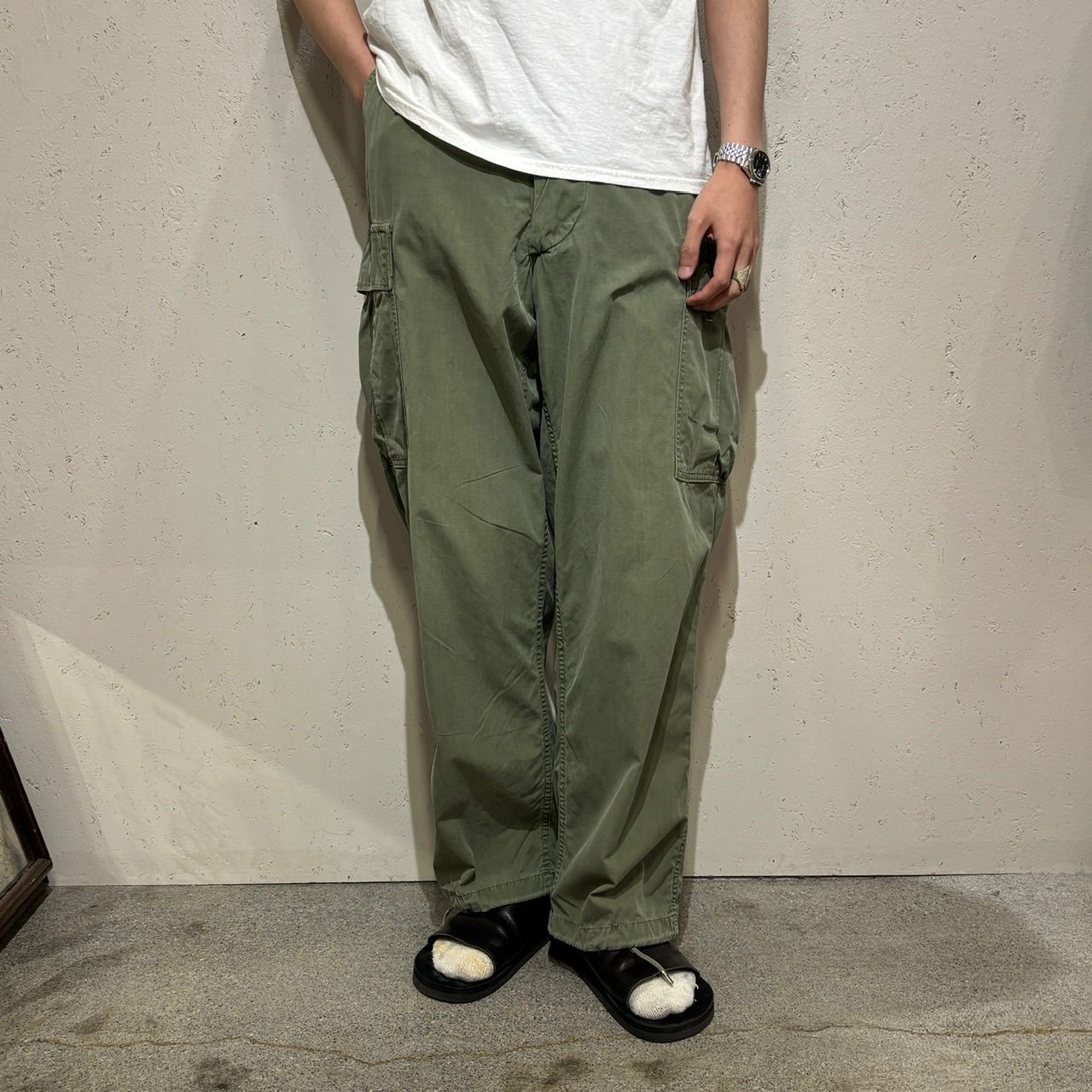 Military】60s US ARMY Jungle Fatigue Pants W34 L29