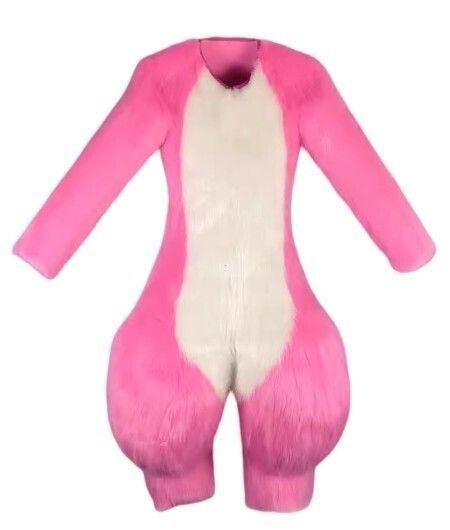 着ぐるみ ケモノ体 ピンク Aタイプ 全身 ケモノ ファースーツ ぬいぐるみ コスプレ コスチューム