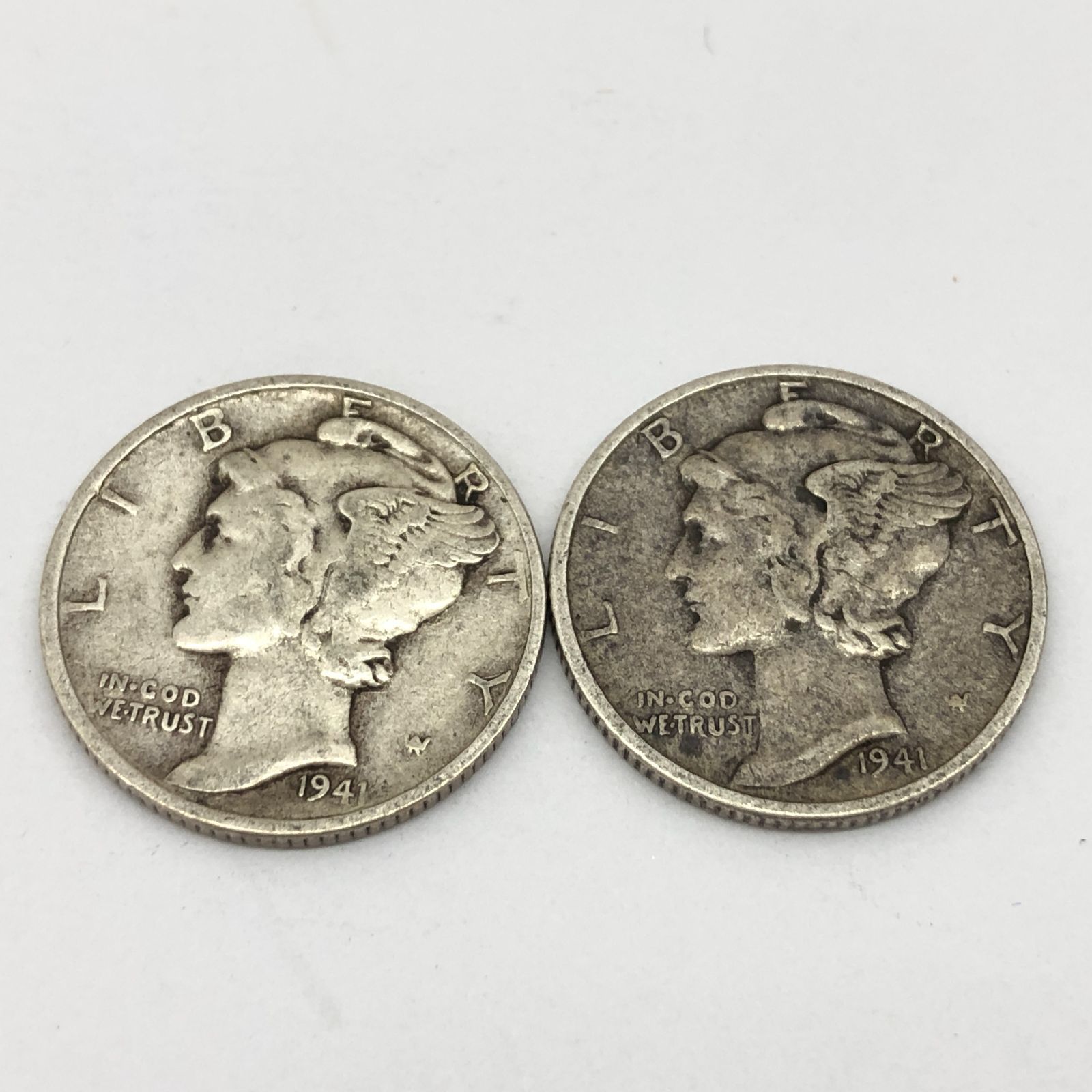 コレクター品 マーキュリー・ダイム 10セント 1ダイム レア年号 1916年