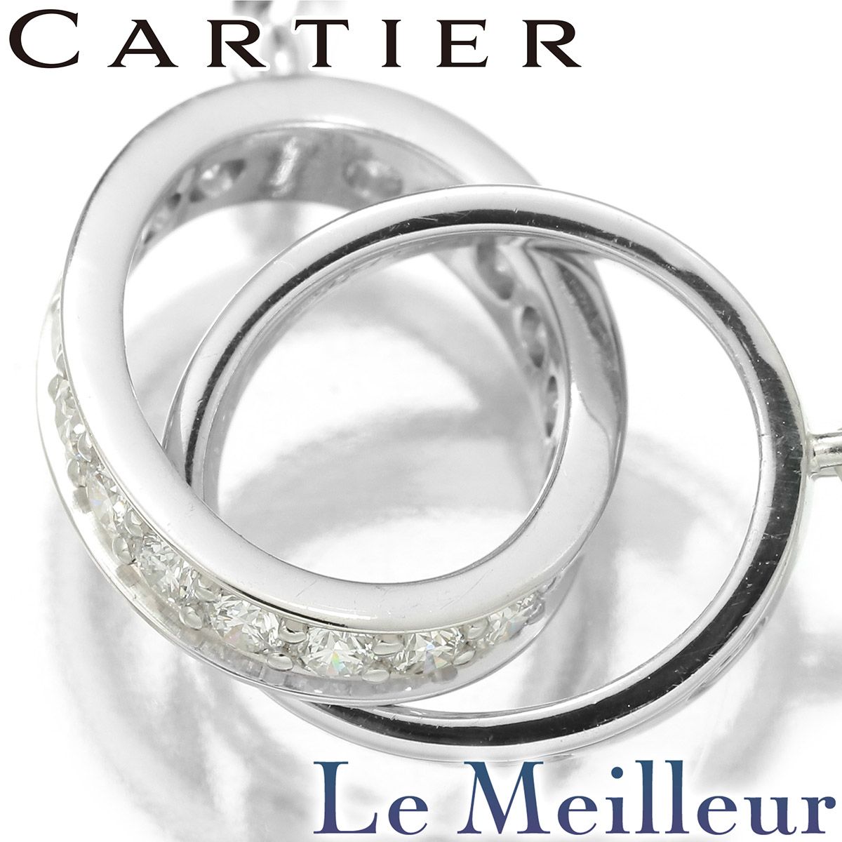新品仕上済】 Cartier ラブ ダイヤモンド ホワイトゴールド K18WG 