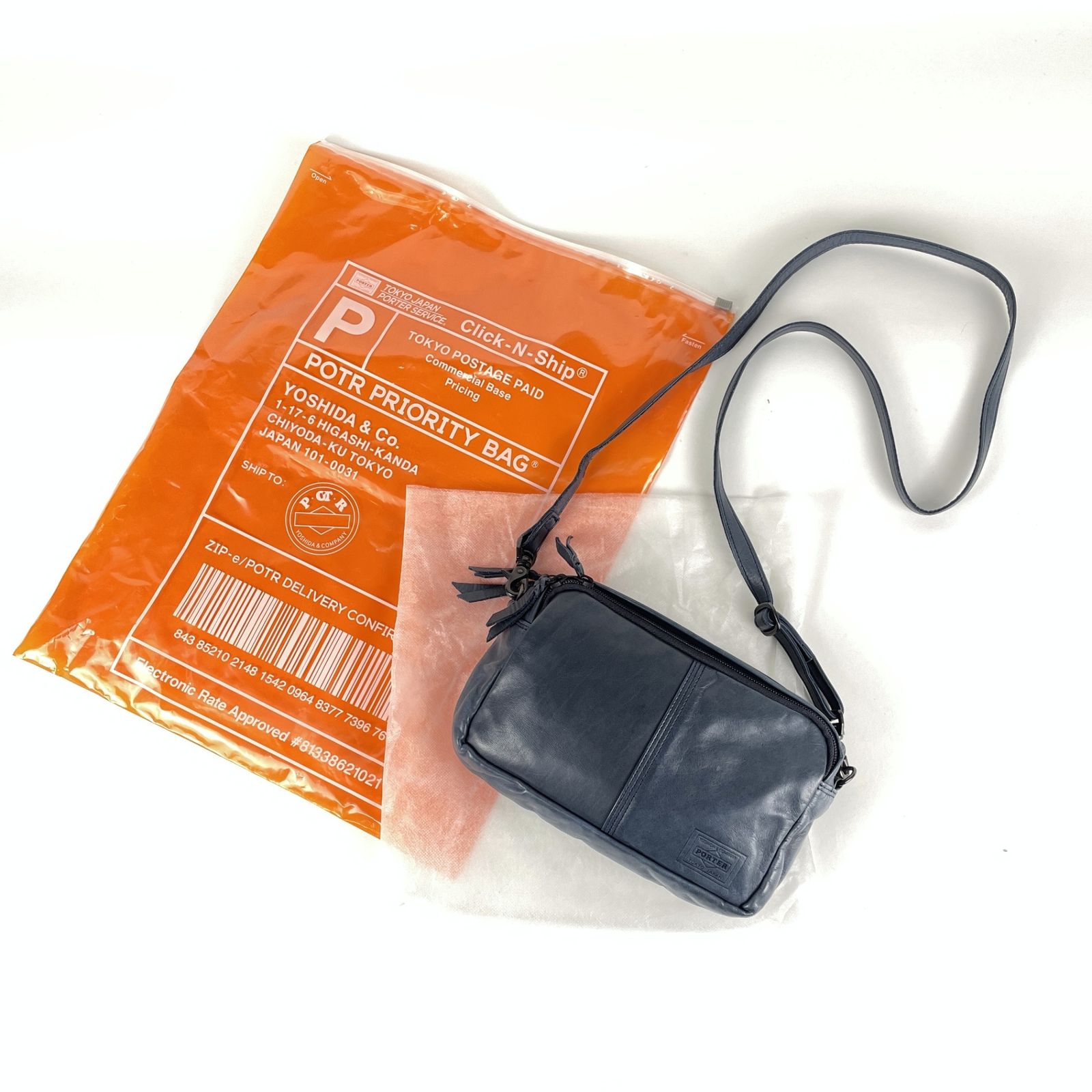 PORTER ポーター 198-01342 FRANK フランク SHOULDER BAG レザー 