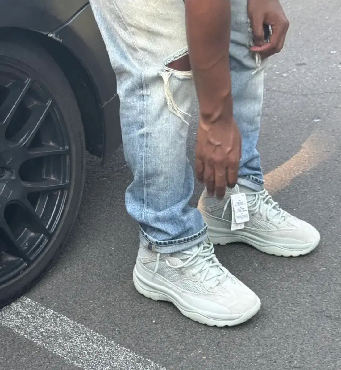 275 Yeezy イージー デザート ブーツ ソルト