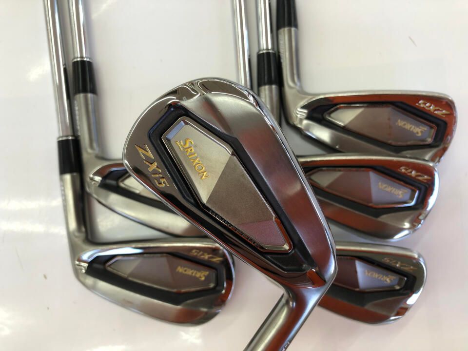 ダンロップ　SRIXON ZXi5 Black Chrome　ﾀﾞｲﾅﾐｯｸｺﾞｰﾙﾄﾞMIDﾂｱｰｲｼｭｰ95　S200フレックス　アイアンセット　中古　ゴルフドゥ！吹上店【最短即日発送】
