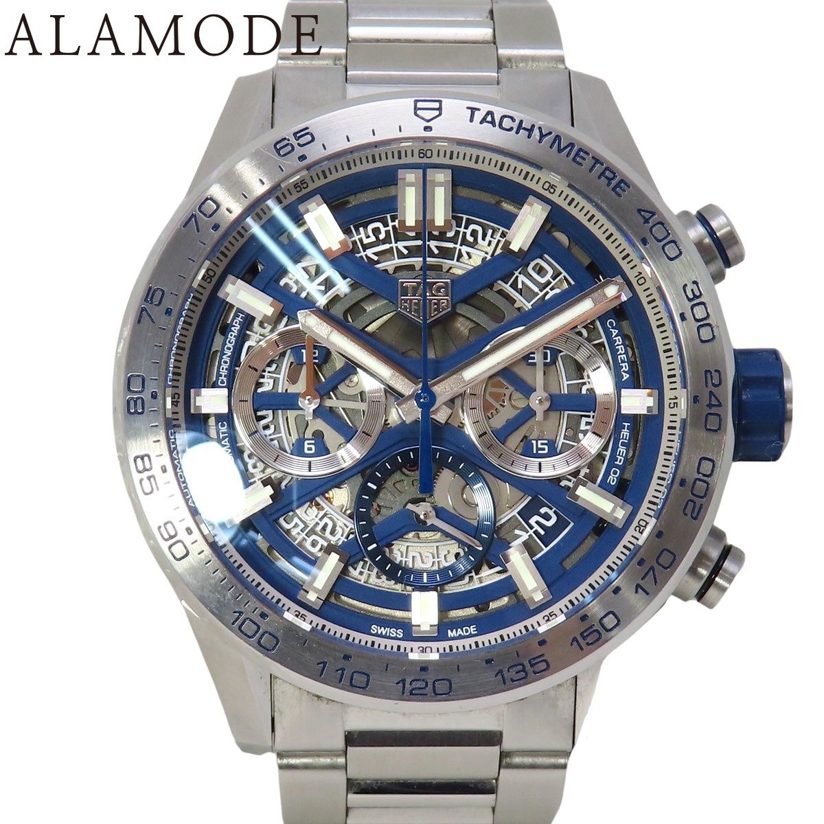 タグホイヤー タグ・ホイヤー ホイヤー02 CBG2019 SS ブルー 自動巻き メンズ 41100103989【中古】【アラモード】