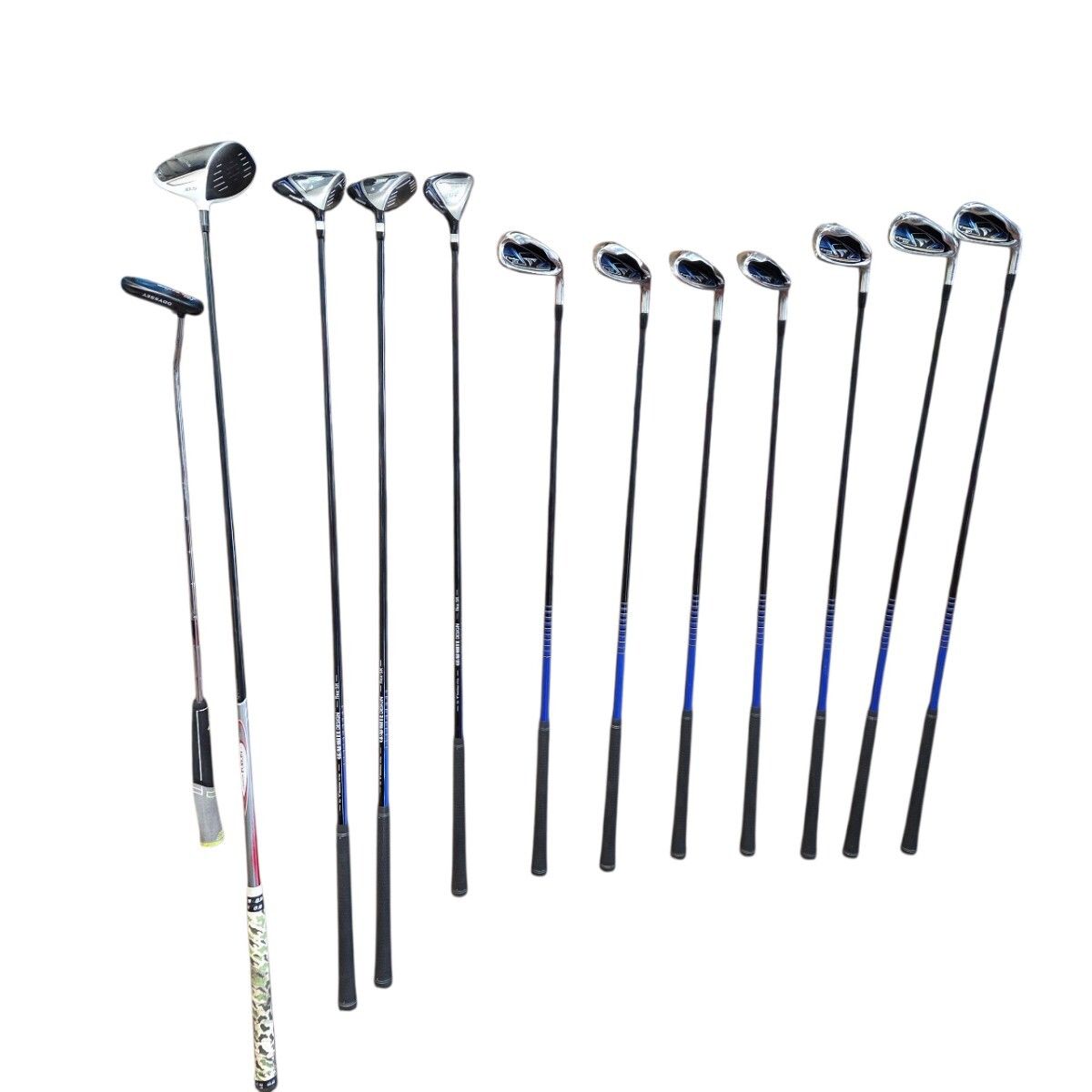 S04428 ブリヂストン TOURSTAGE ツアーステージ　V773 アイアン ドライバー オデッセイ DFX ROSSIE パター 12セット ゴルフ スポーツ