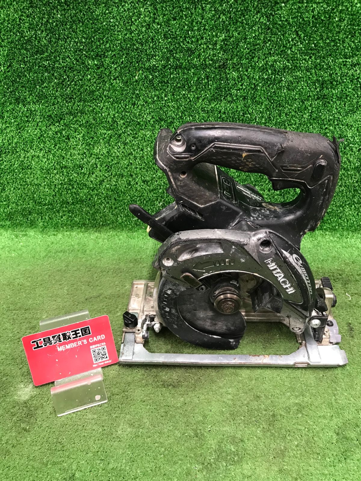 【中古品】【0918】★HiKOKI(日立工機) 125㎜18vコードレス丸のこ ミラーシルバー(本体のみ) C18DBL(NN)(MS)　ITF3PYTYFJ7K