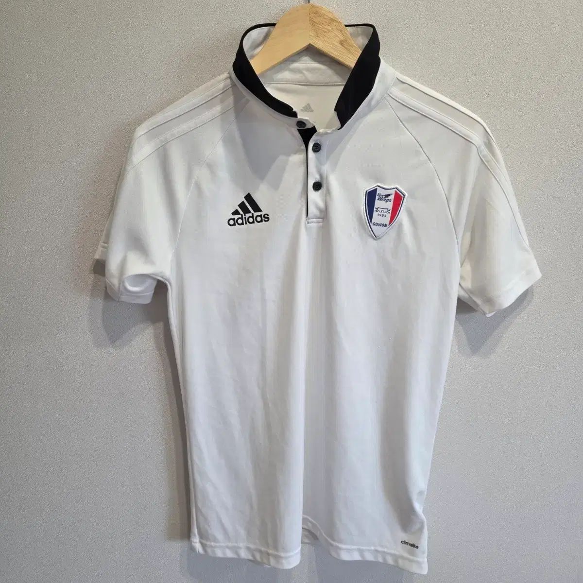 adidas SUWON サムスン ブルーウィングス ポロ Tシャツ 白 95