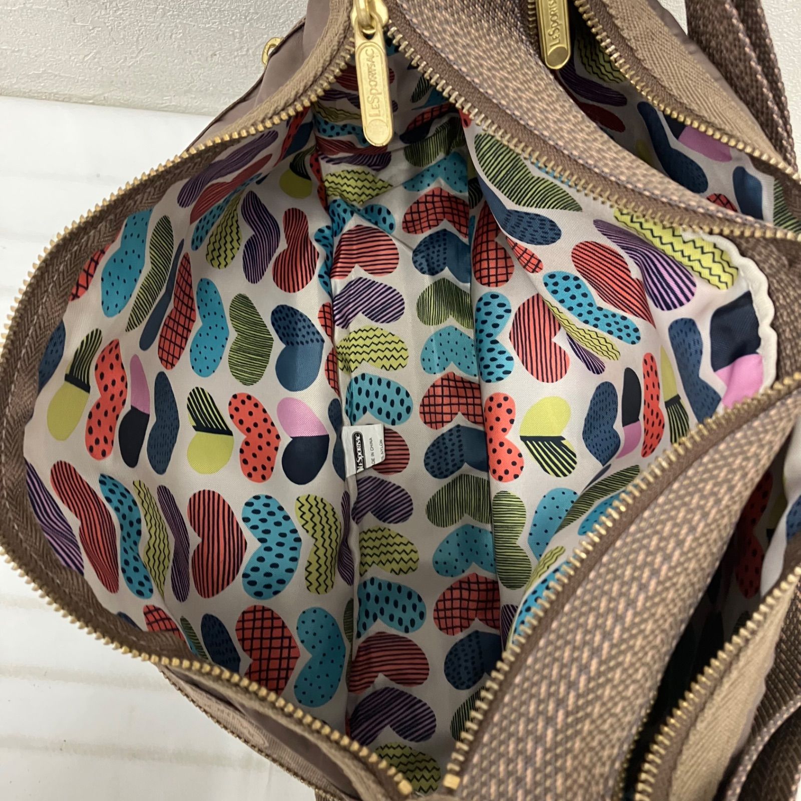 2744 LeSportsac レスポートサック ショルダーバッグ 斜めがけ 紐調節 