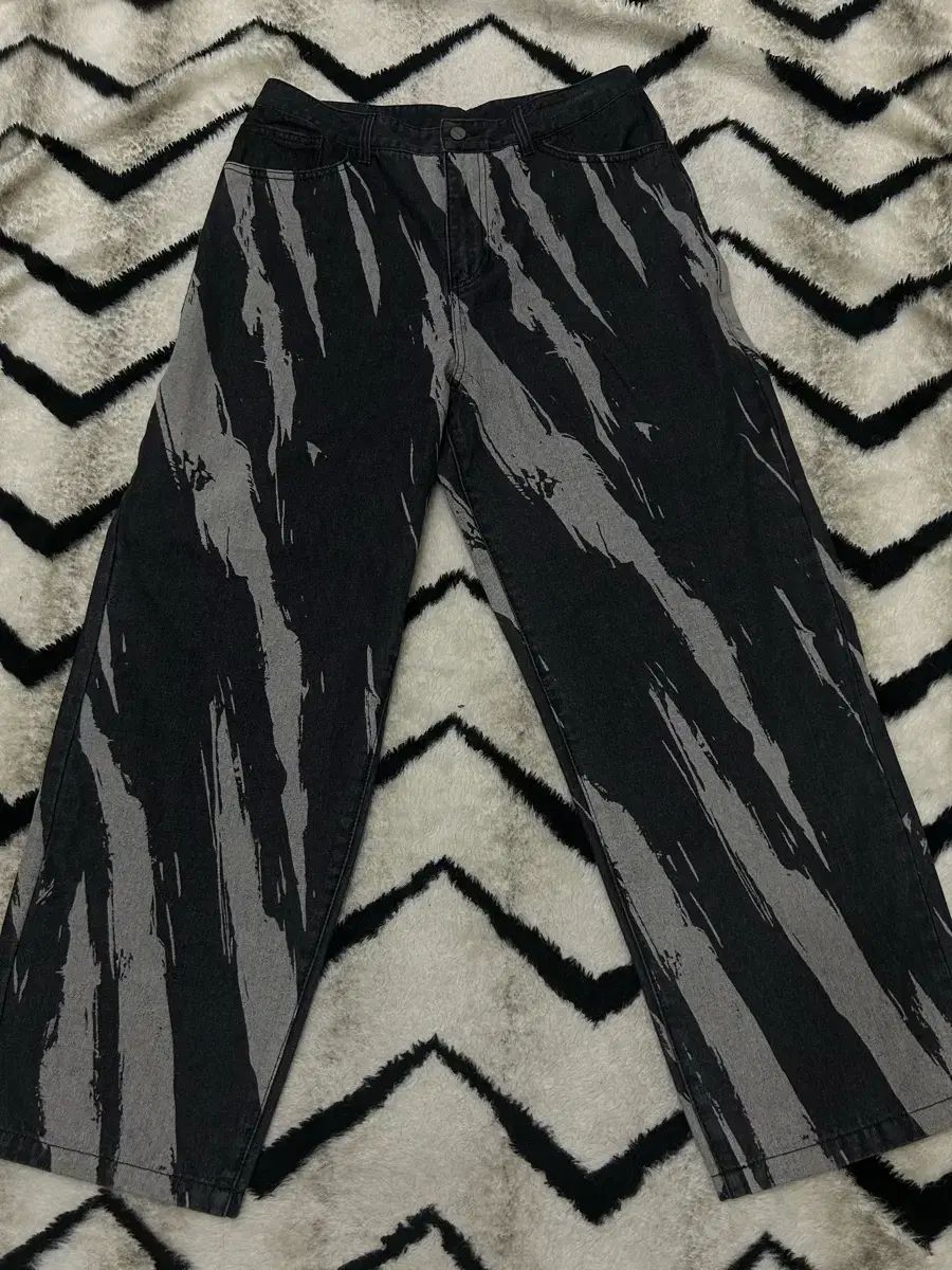 L 낫포너드(NOT4NERD) 様 ディアゴナル ワイド デニムパンツ