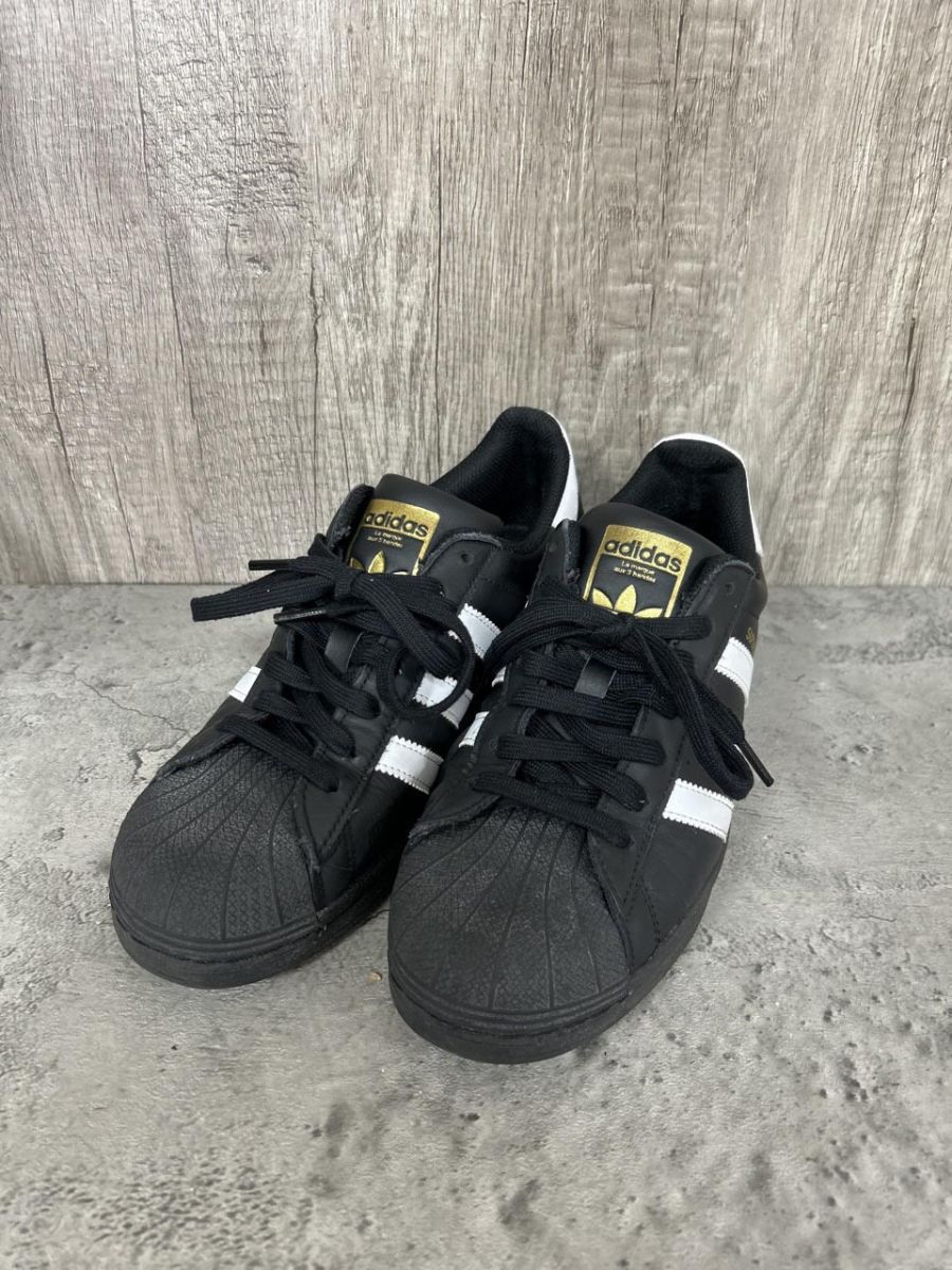adidas アディダス SUPERSTAR ローカット スニーカー size25/白ｘ黒 ■■ メンズ