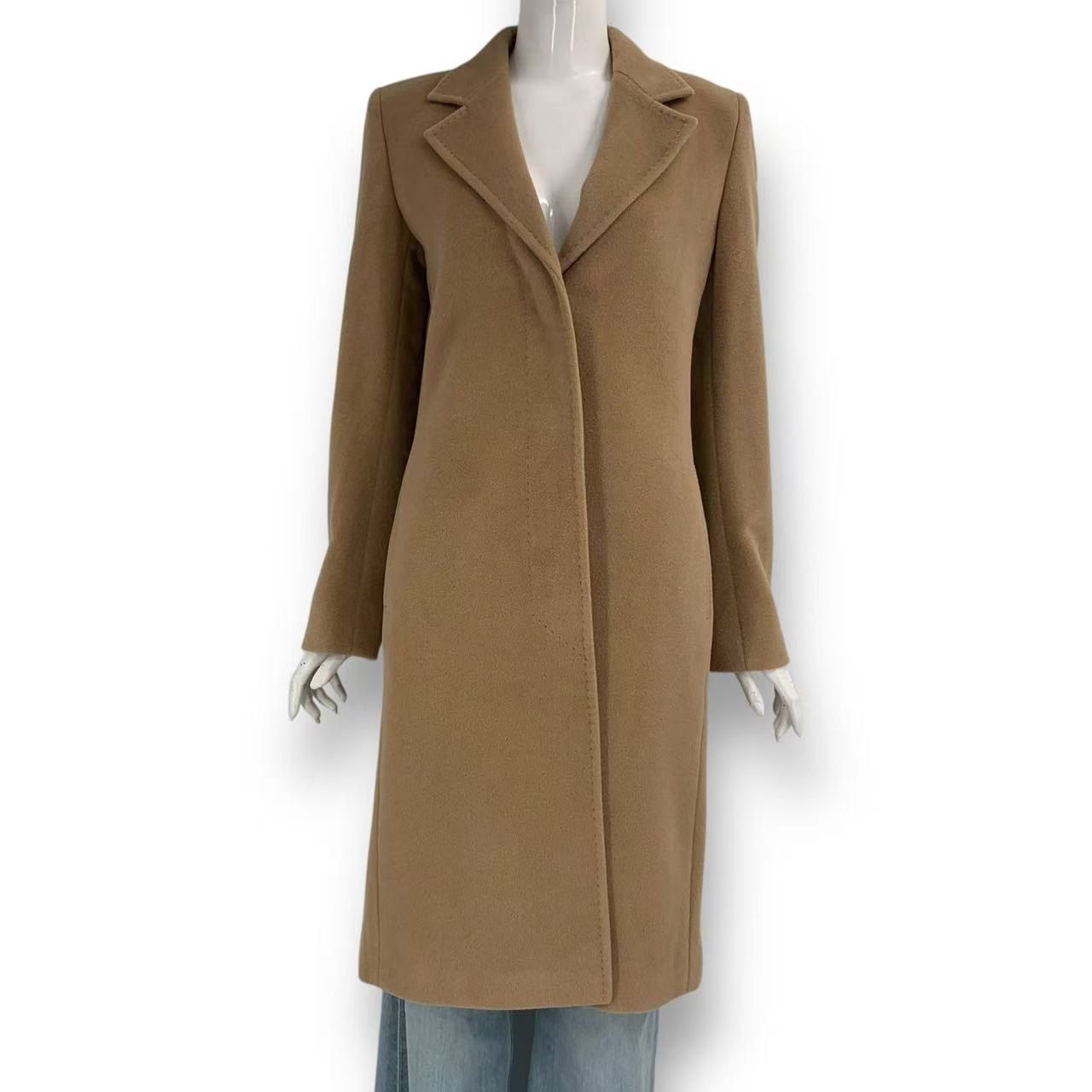 新品同様 Max Mara マックスマーラ ロング丈 コート ベージュ サイズ38