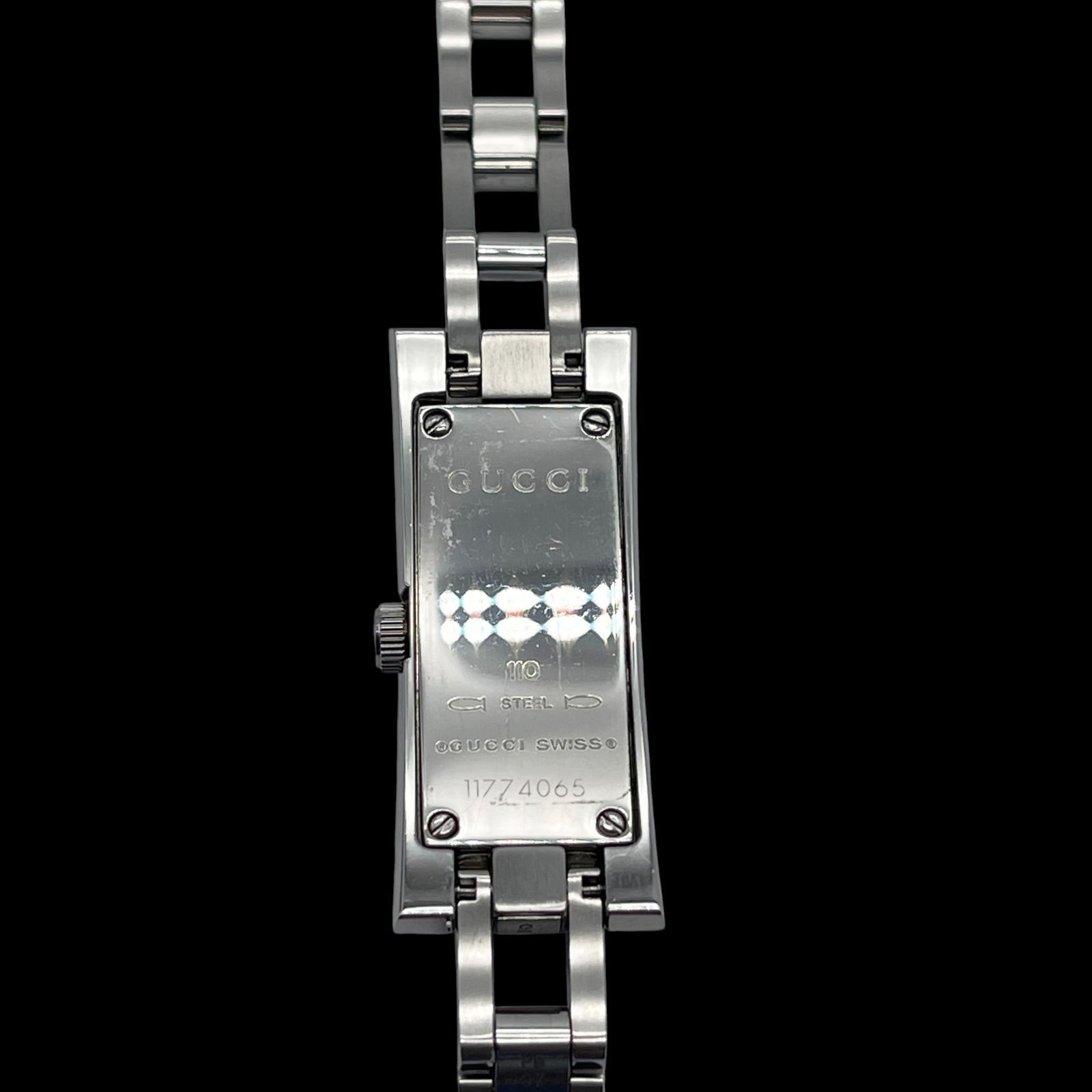 新品電池 稼働品 GUCCI グッチ レディース腕時計 YA110512 Gリンク 