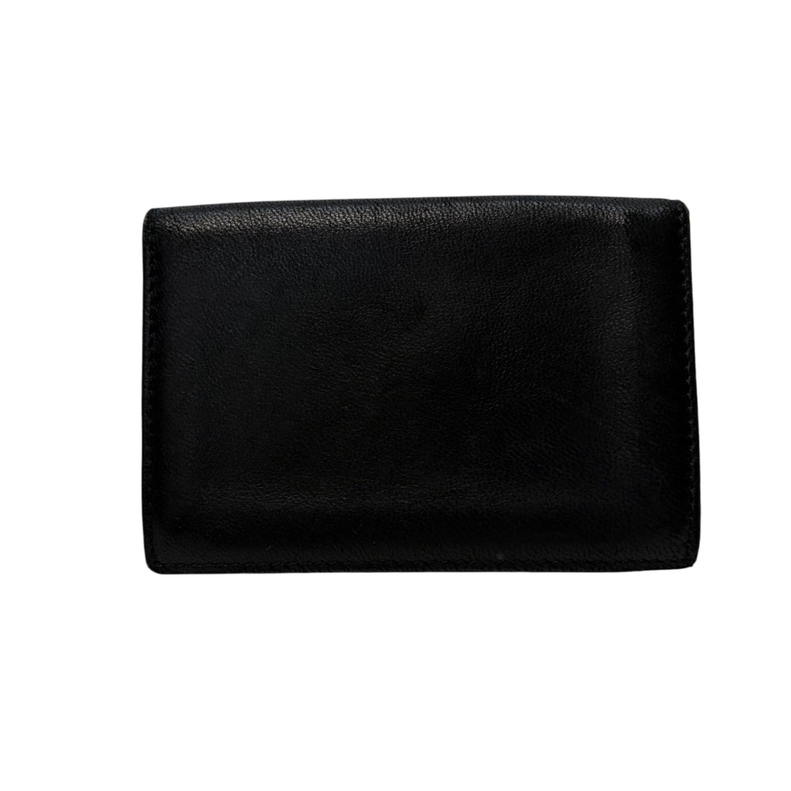 3974 LOEWE ロエベ 名刺入れ ブラック レザー アナグラム