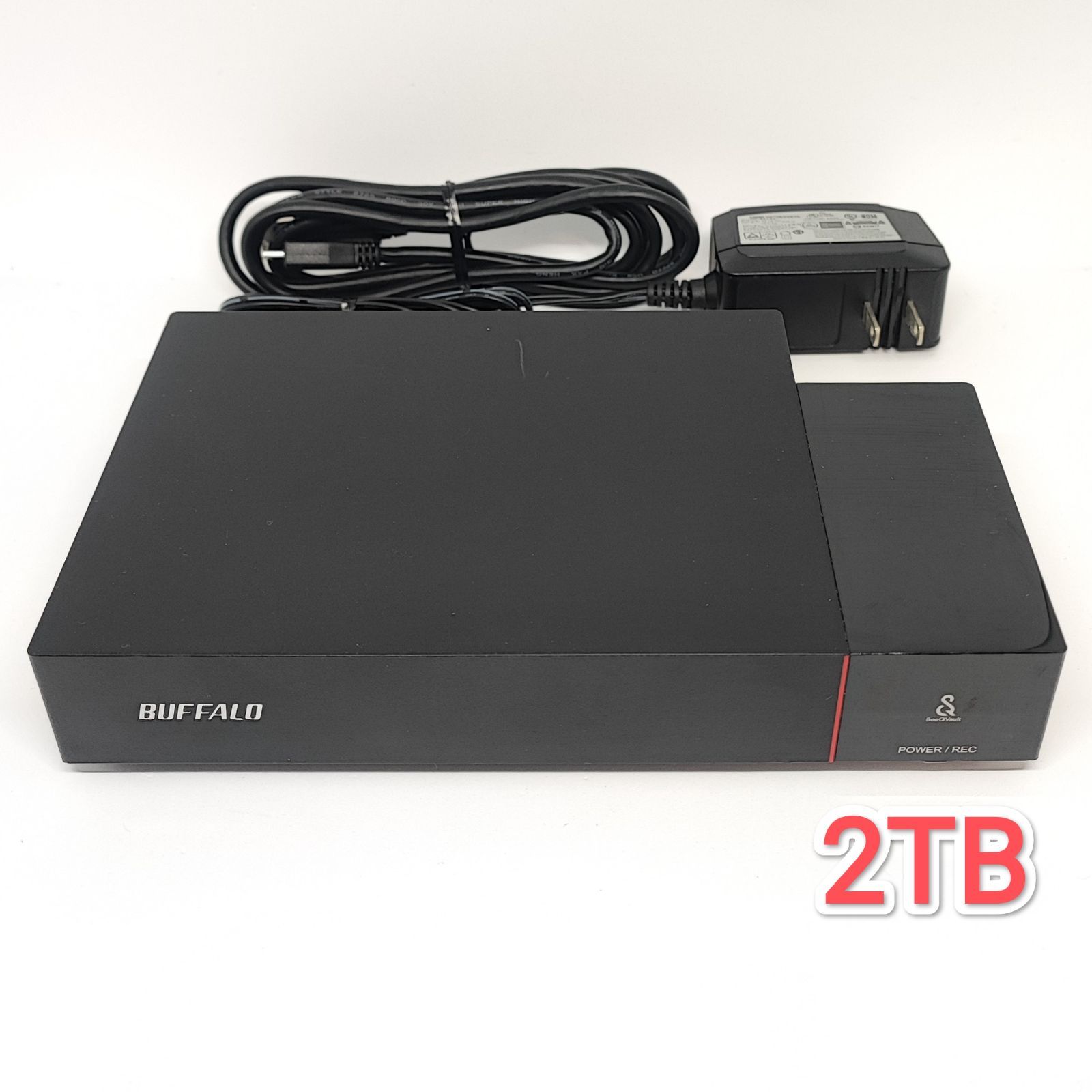 美品BUFFALO テレビ録画 外付けHDD HDV-SQ3.0U3⁄VC BUFFALO