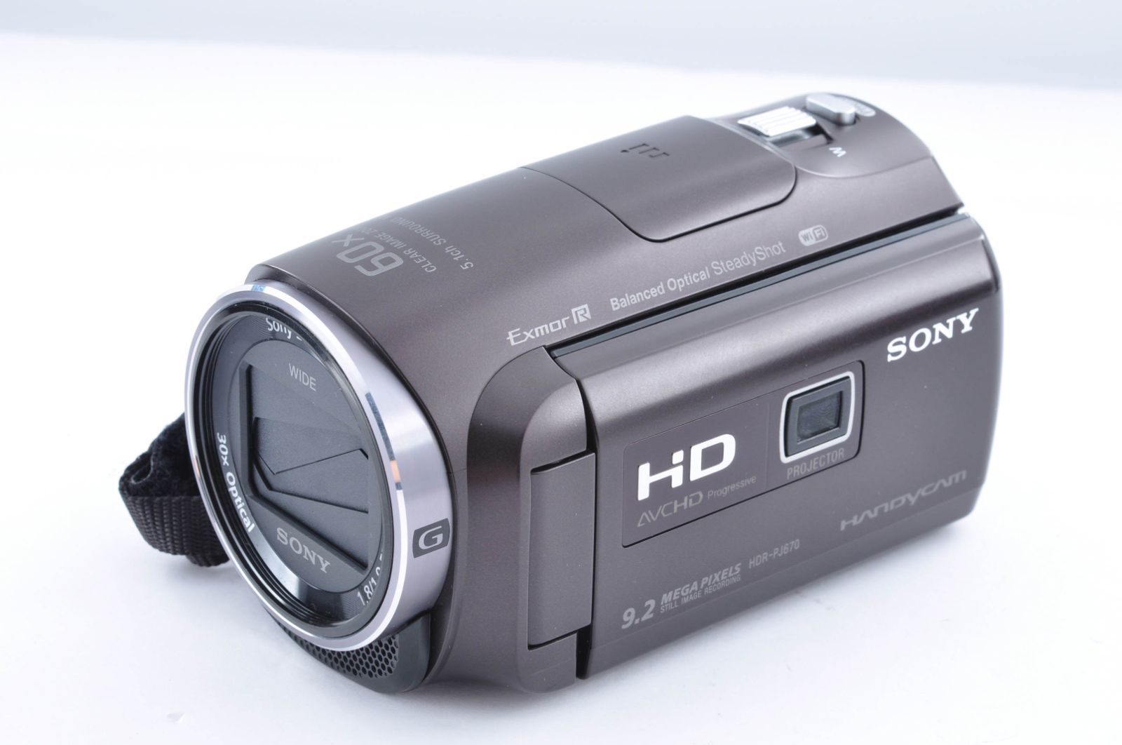 極美品 SONY Handycam HDR-PJ670 ボルドーブラウン SONY ビデオカメラ