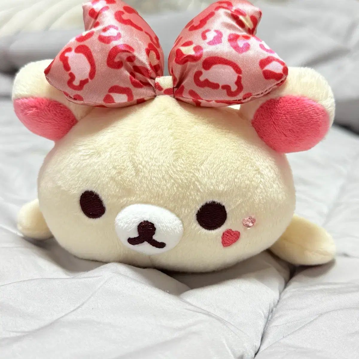 コリラックマ が täitシリーズ レオパード リボン 筆箱