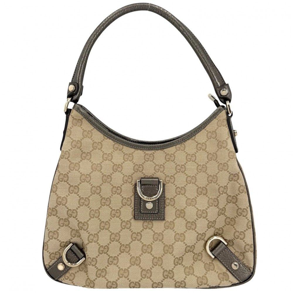 グッチ ハンドバッグ レディース アビー ワンハンドバッグ 肩掛け GUCCI 130738 GGキャンバス ベージュ ゴールド金具【中古品】