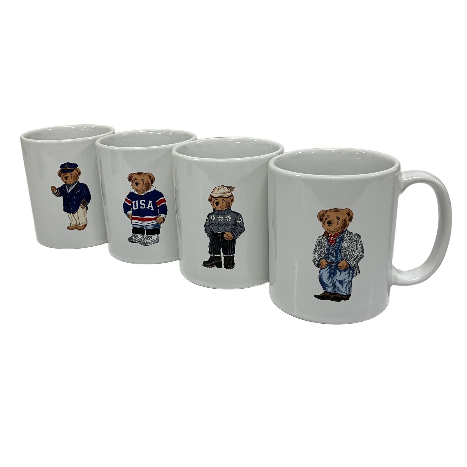 Ralph Lauren ラルフローレン TABLETOP COLLECTION マグカップ 4点セット ポロベア F11216030