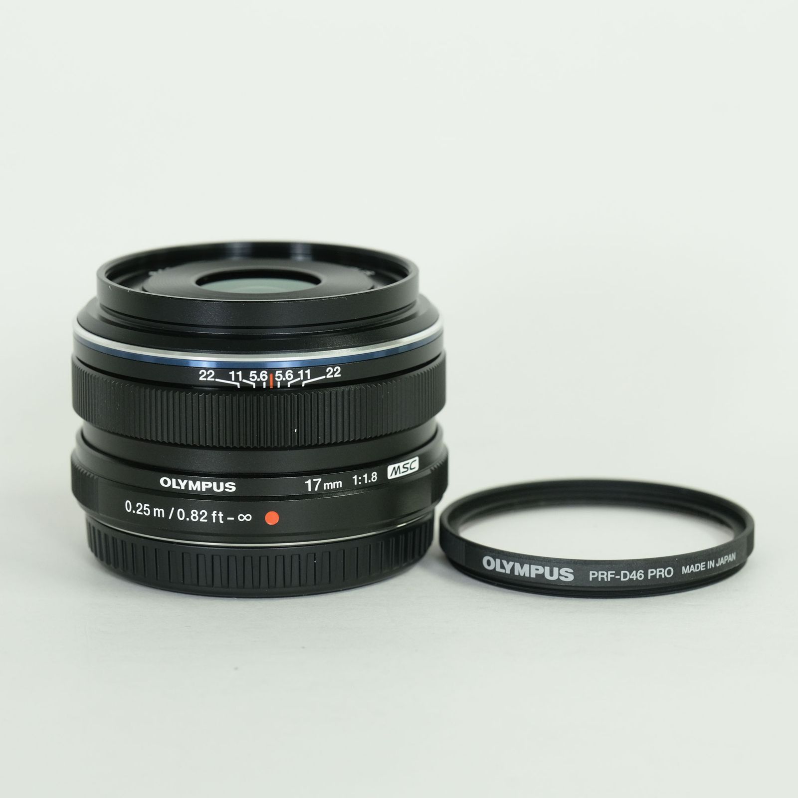 [美品 | 純正フィルター付] OLYMPUS M.ZUIKO DIGITAL 17mm F1.8 [ブラック] | マイクロフォーサーズマウント