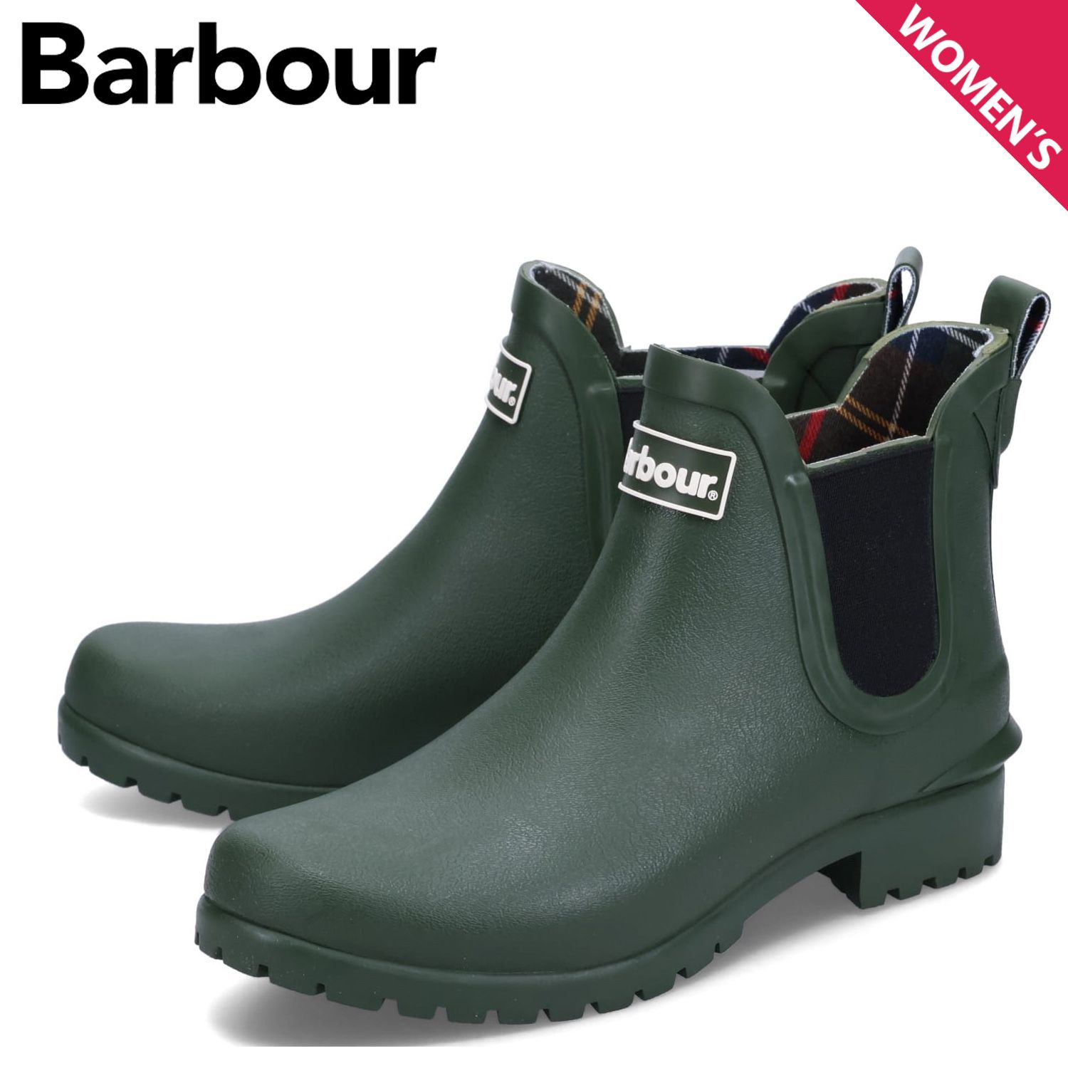 Barbour バブアー レインブーツ サイドゴアブーツ チェルシー 長靴 ウィルトン レディース 防水 WILTON LRF0066OL11