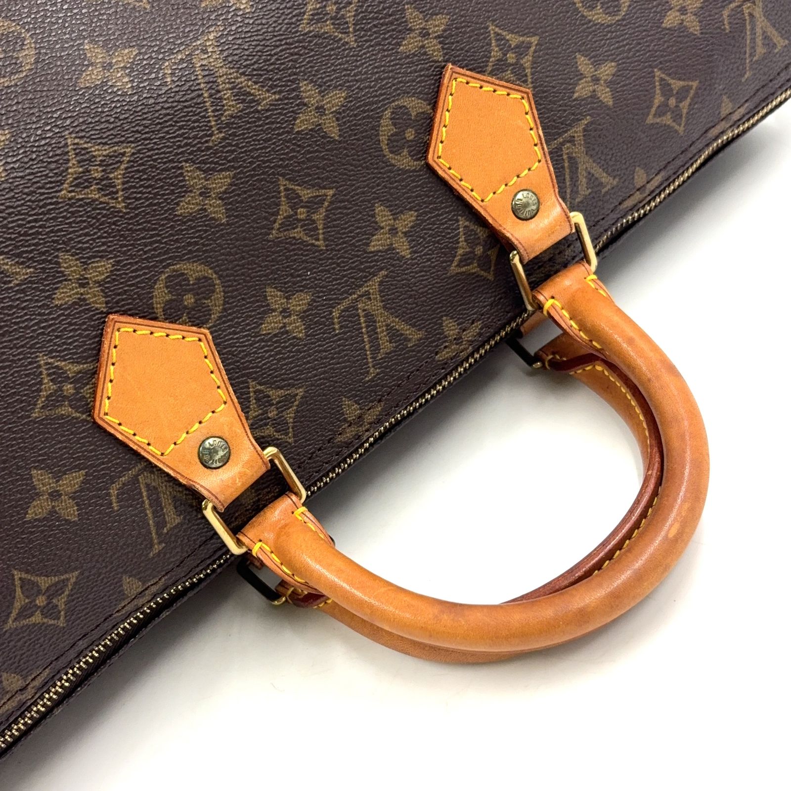 新着】LOUIS VUITTON スピーディ40 モノグラム モノグラム レザー×PVC