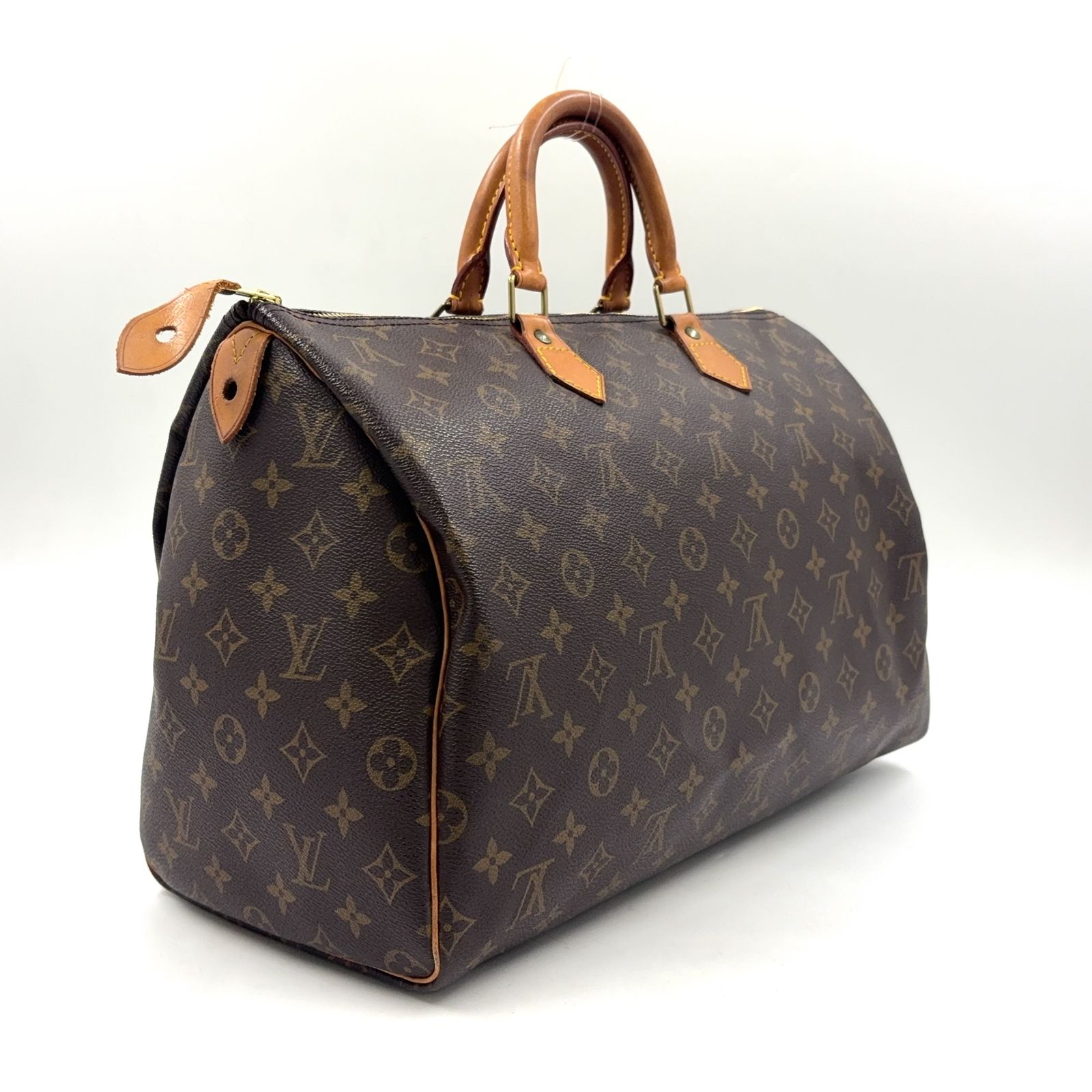 新着】LOUIS VUITTON スピーディ40 モノグラム モノグラム レザー×PVC 新着】LOUIS VUITTON スピーディ40 モノグラム モノグラム レザー×PVC
