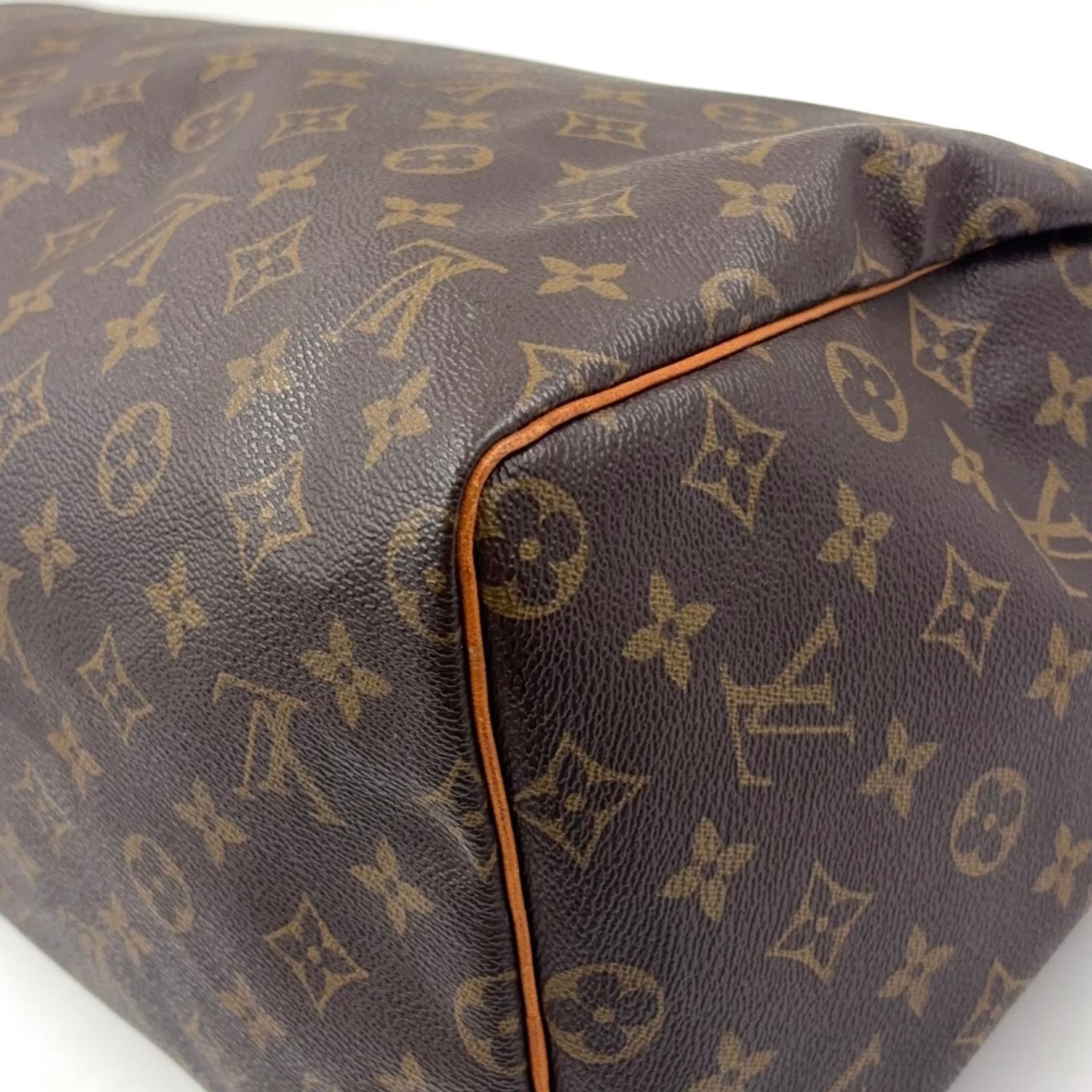新着】LOUIS VUITTON スピーディ40 モノグラム モノグラム レザー×PVC
