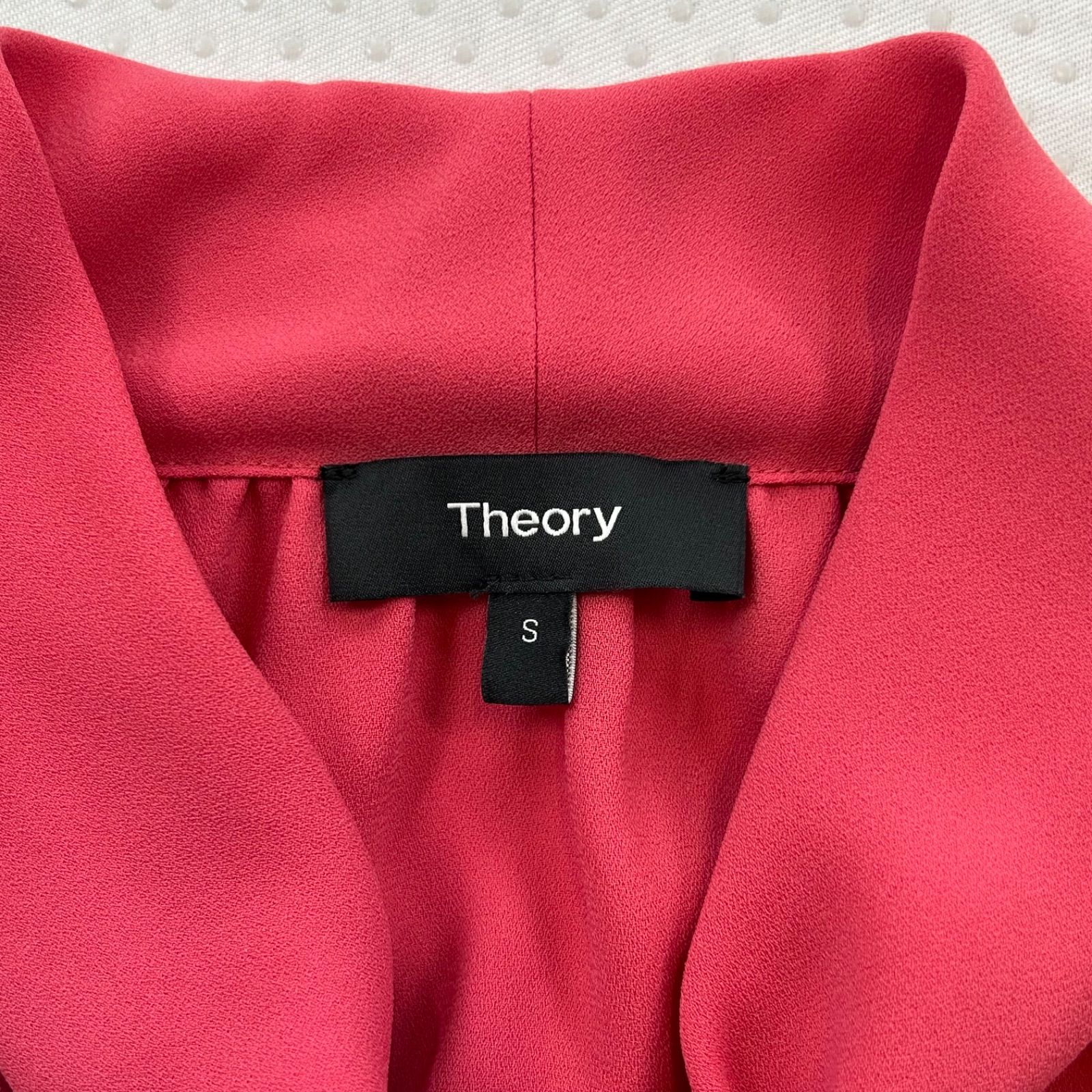 Theory セオリー PRIME GGT TIE SCARF TOP CS ボウタイブラウス シャツ