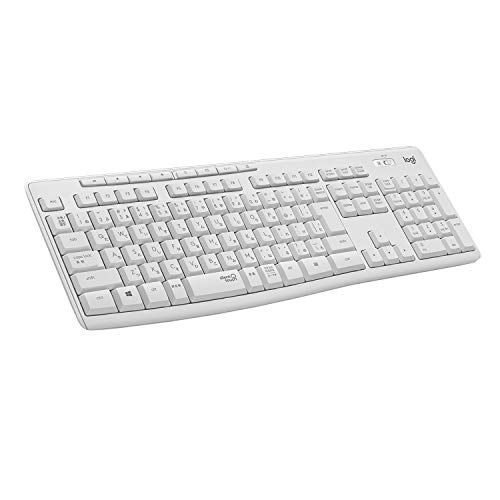 ロジクール ワイヤレスキーボード K295OW 静音 耐水 キーボード 無線 Unifying K295 windows chrome オフホワイト 国内正規品ma f183df75