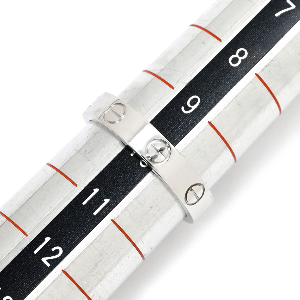 カルティエ Cartier リング 指輪 LOVE ミニラブリング ホワイト 