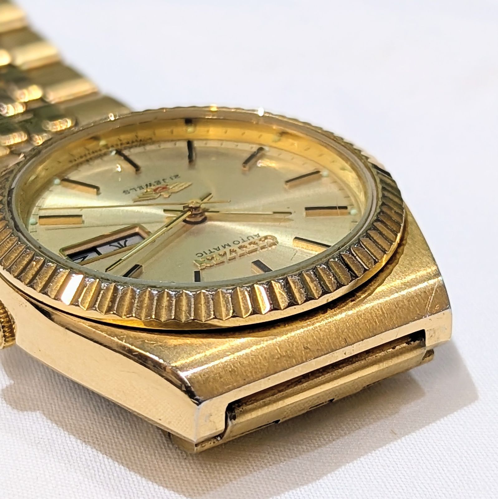 メンズ CITIZEN シチズン 7 セブン 自動巻き 21石 4-285808 KT 