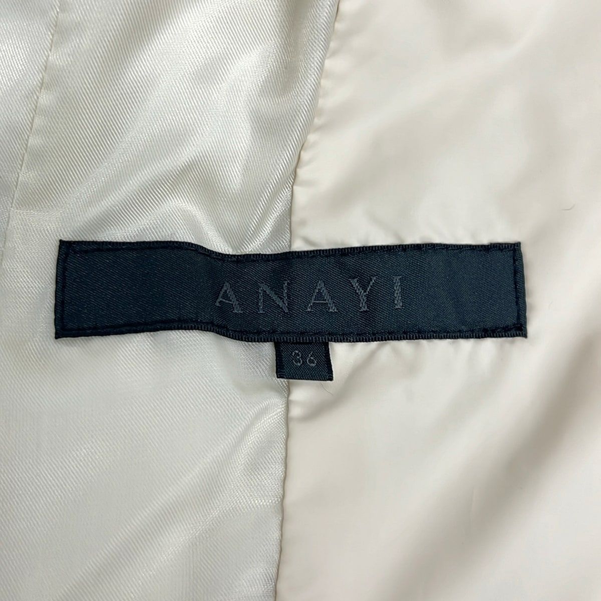 ANAYI(アナイ) ダウンジャケット サイズ36 S レディース アイボリー 冬