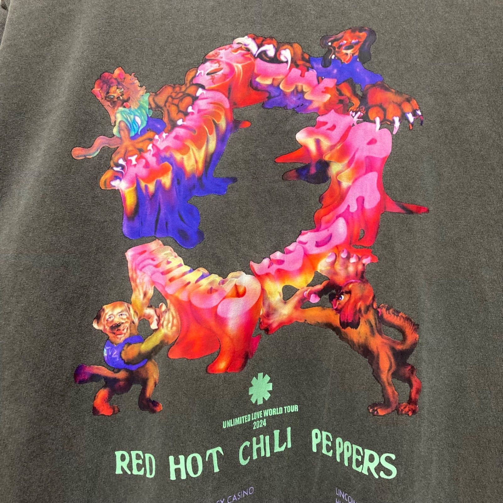 RED HOT CHILI PEPPERS Tシャツ 2024 ツアー L - メルカリ