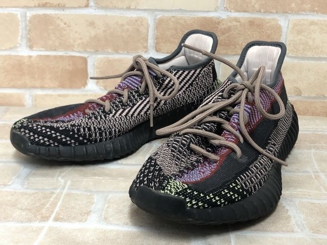 【中古】 adidas アディダス Yeezy Boost 350 V2 FW5190 ブラック US10 111453821