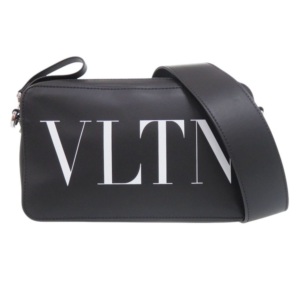 Valentino 黒 レザー ショルダーバッグ Valentino Garavani レザー ショルダーバッグ | ブラック | FARFETCH JP