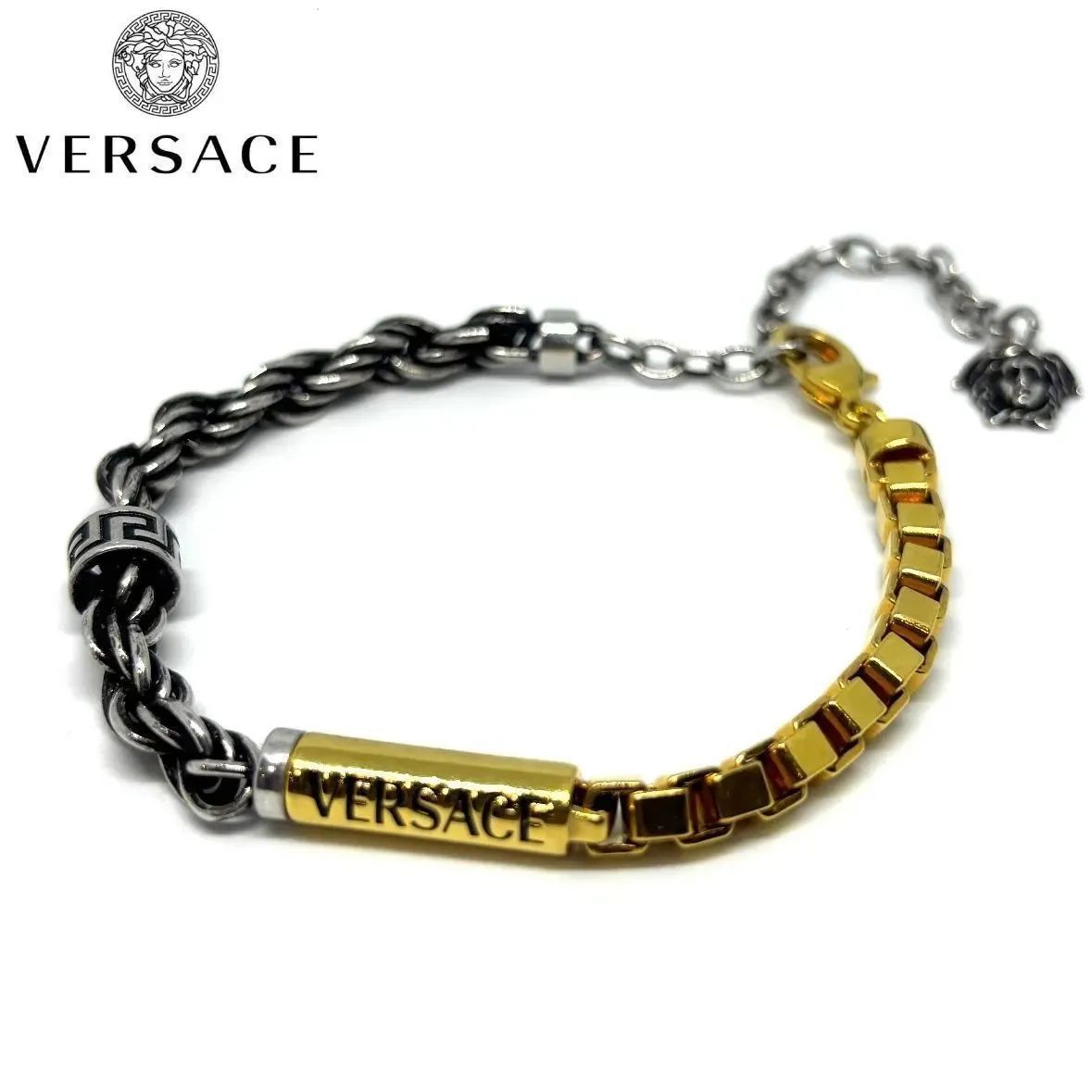 Versace ヴェルサーチ ラ ヴァカンツァ ツイストチェーン ブレスレット