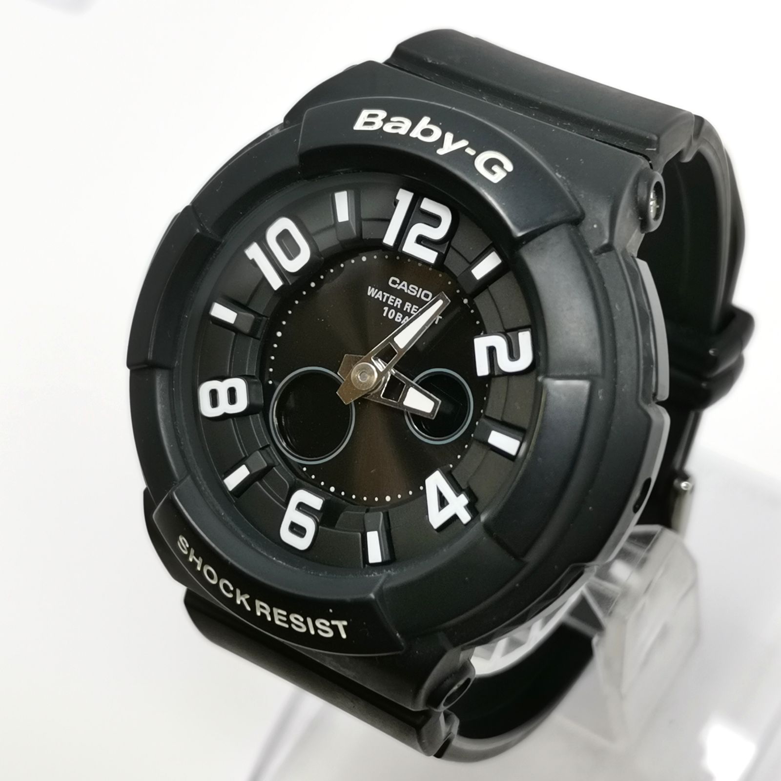 BABY-G BGA-132 【5232】レディース腕時計 動作不動 黒 ブラック 中古品 管理番号 KKVNMKO658