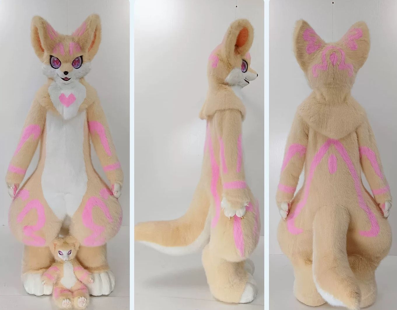 ★即納 着ぐるみ ケモノ体 フルスーツ 短毛タイプ NO.140 Mサイズ 最新作 セット ケモノ ファースーツ ぬいぐるみ コスプレ コスチューム 一点物
