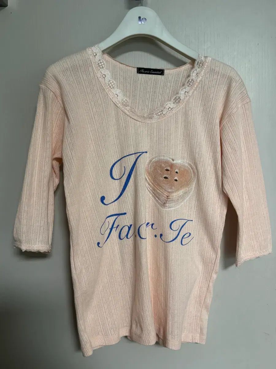 ショップフェアリー レイTシャツ ピーチ