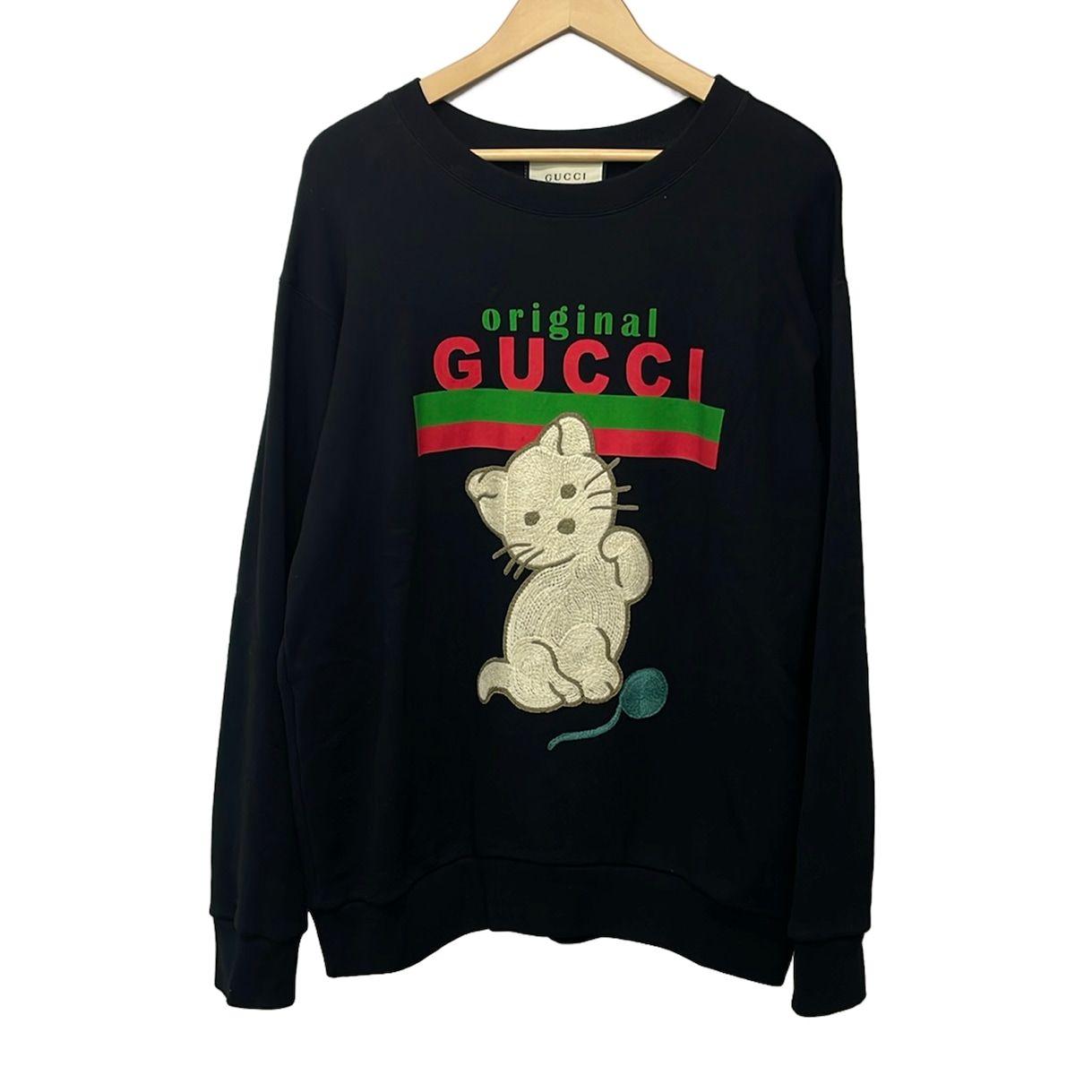 GUCCI(グッチ) トレーナー サイズM レディース美品 - 617964 XJCRU 黒