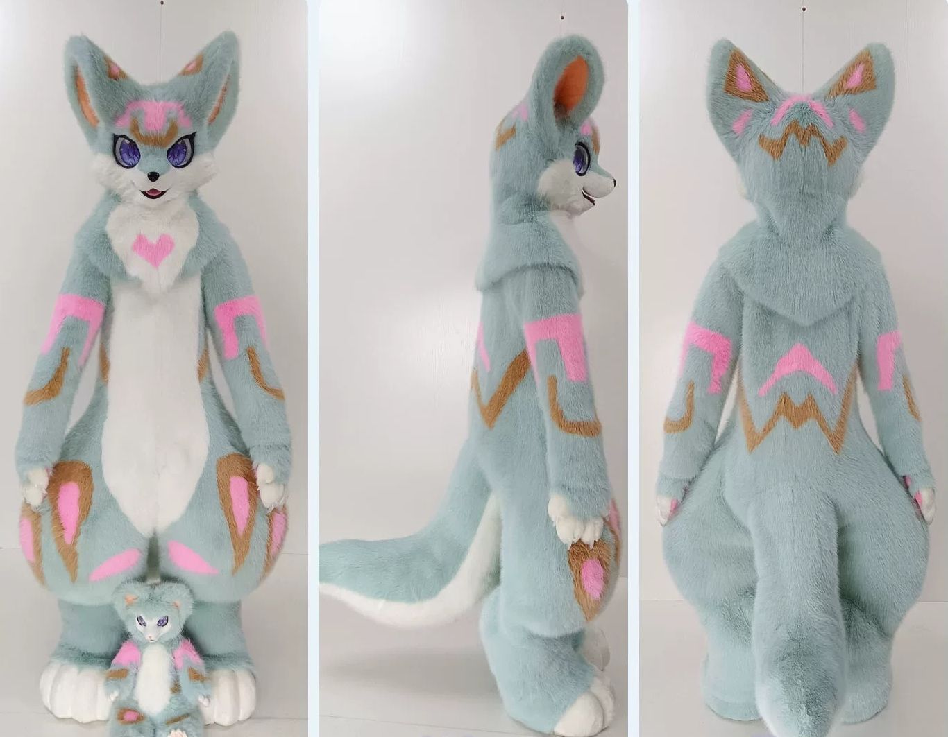 ★即納 着ぐるみ ケモノ体 フルスーツ 短毛タイプ NO.136 Mサイズ 最新作 セット ケモノ ファースーツ ぬいぐるみ コスプレ コスチューム 一点物