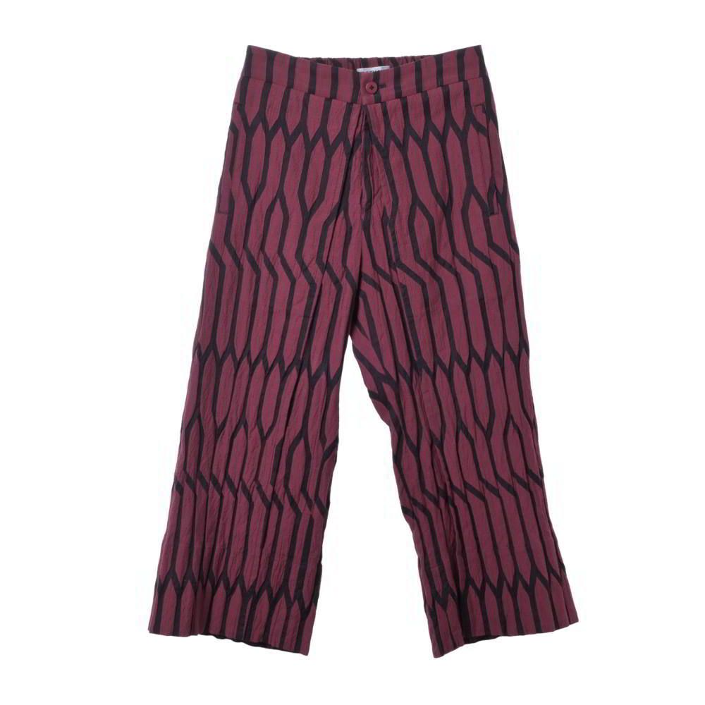 ISSEY MIYAKE IM73FF013 ジャガード コットン スリット パンツ