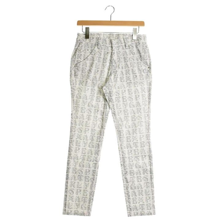 パーリーゲイツ | 1(M相当) | レディース ロングパンツ ホワイト系【中古】ゴルフウェア