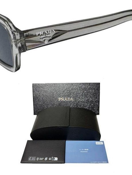 PRADA】プラダ サングラス PR 02ZSF U43-0A9 クリアグレー フル