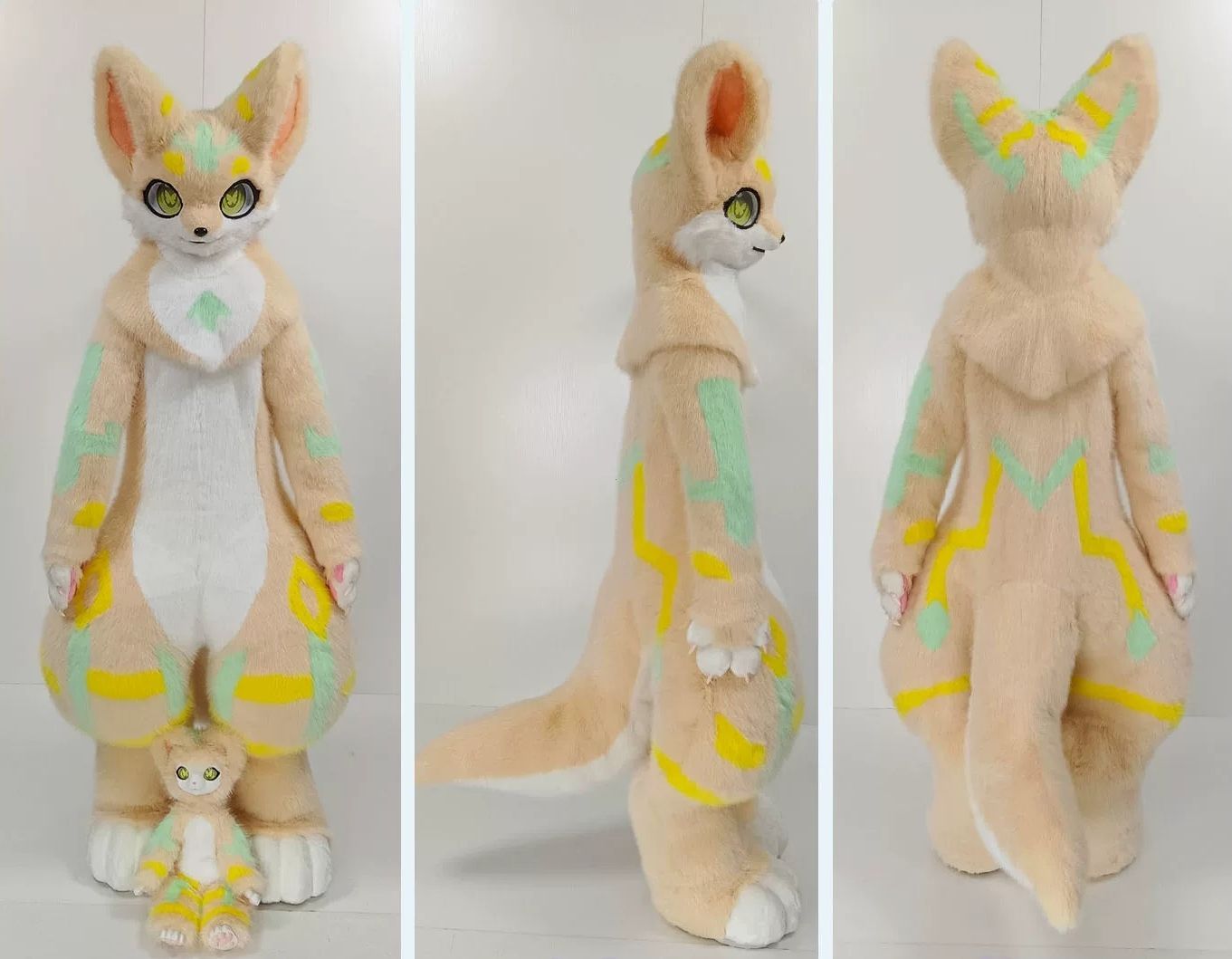 ★即納 着ぐるみ ケモノ体 フルスーツ 短毛タイプ NO.132 Mサイズ 最新作 セット ケモノ ファースーツ ぬいぐるみ コスプレ コスチューム 一点物